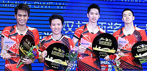 Kevin Sanjaya Sukamuljo/Marcus Fernaldi Gideon dan Tontowi Ahmad/Liliyana Natsir