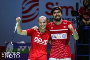 Alexandra Bøje & Mathias Christiansen (Badminton Photo/Erika Sawauchi)